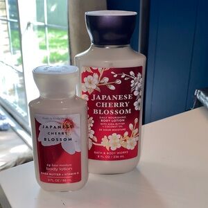 Japanese Cherry Blossom Lotions by Bath & Body Works